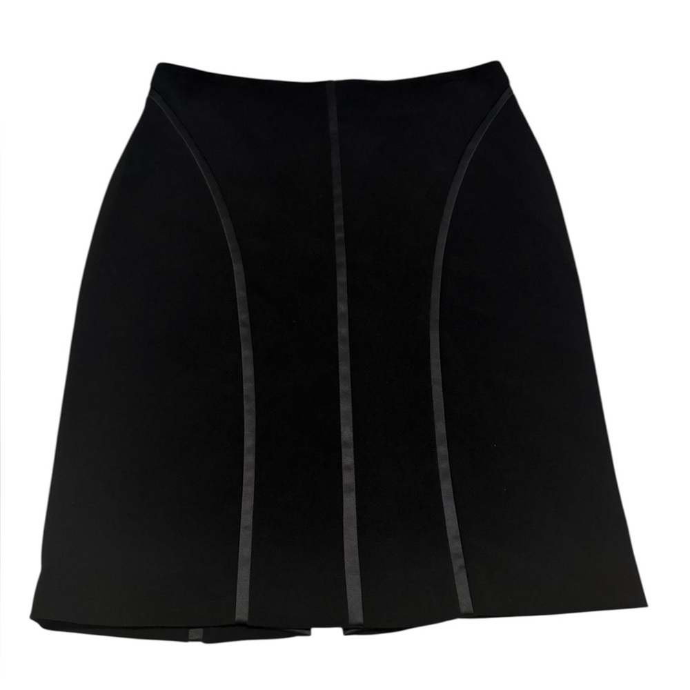 NWT Hugo Vasila Black Detailed Skirt Size 8